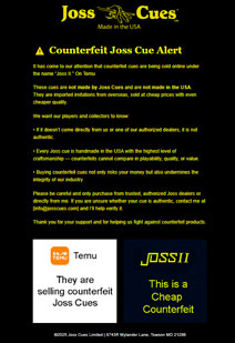 Joss Counterfeit