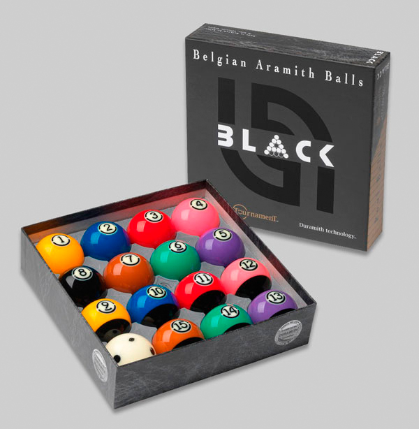 Aramith Black Balls